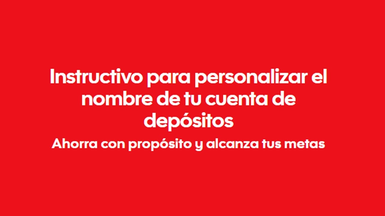 instructivo cambio nombre cuenta
